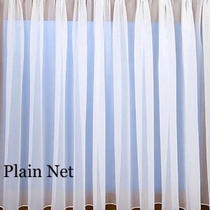 plain net curtain